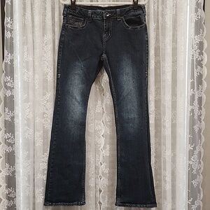 COWGIRL TUFF "DARK DON'T FENCE ME IN" JEANS